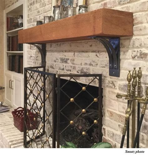 rustic metal mantel brackets|heavy duty fireplace mantel brackets.